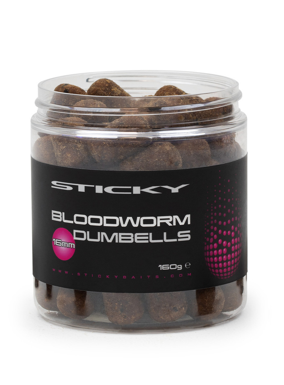 Бойли дамбелси Sticky baits BLOODWORM DUMBELLS 12mm