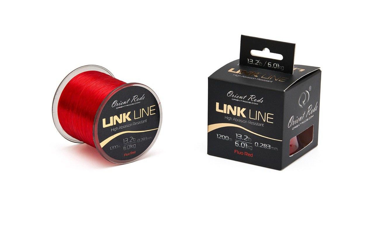 Волосінь Orient Rods Link Line 0,28mm Red 1200m