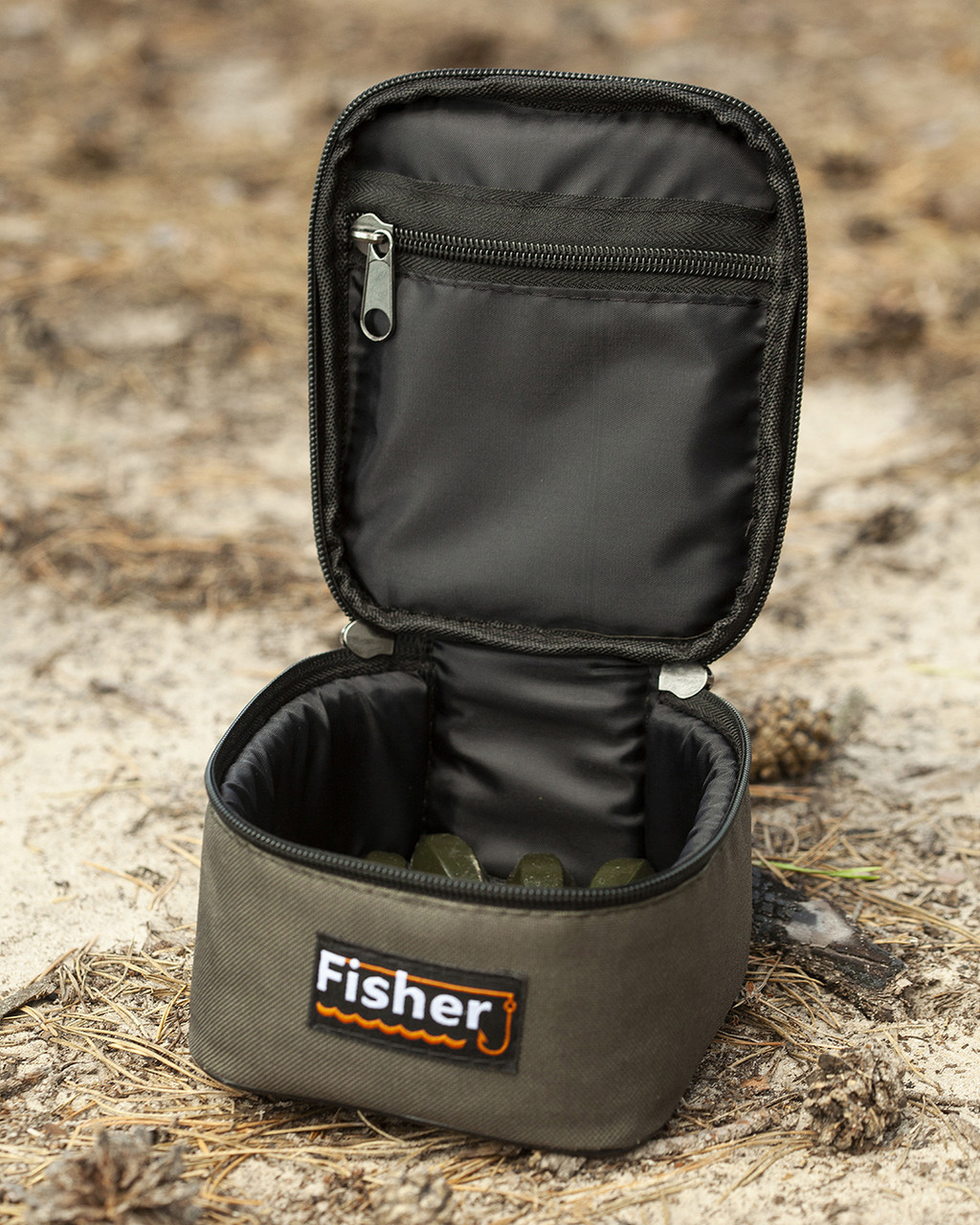 Чехол для грузил Fisher, Футляр для грузил и кормушек