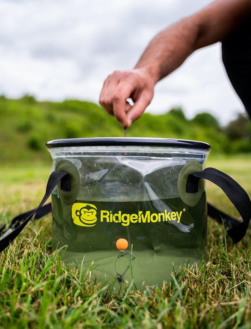 Відро м'яке напівпрозоре Ridge Monkey Perspective Collapsible Bucket 10L