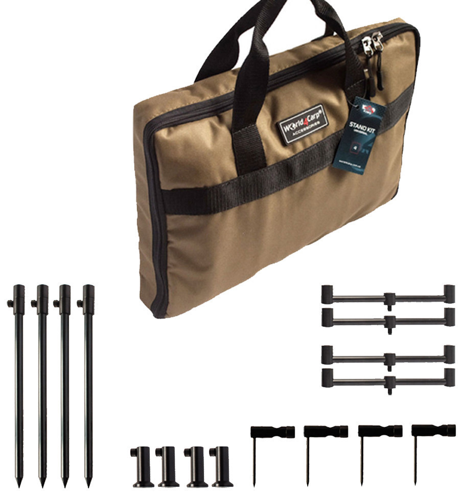 Набір стійок і буз барів у чохлі World4carp Stand Kit Universal 4 Coyote