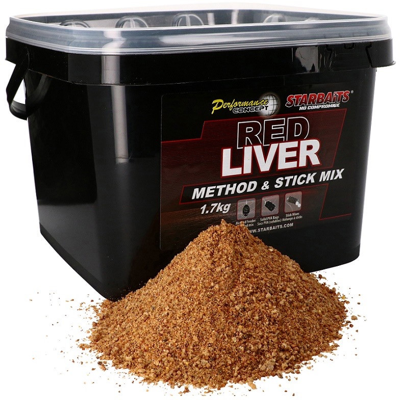 Стік мікс Starbaits Red Liver Method & Stick Mix, 1.7kg