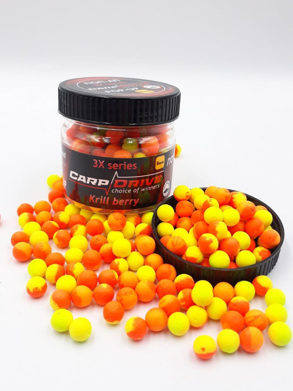 Поп-ап Carp Drive 3x series Krill Berry 8 мм
