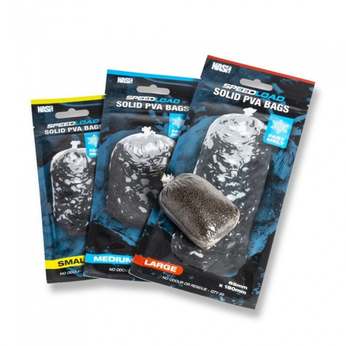 ПВА пакети швидкорозчинні Nash Speedload Solid PVA L