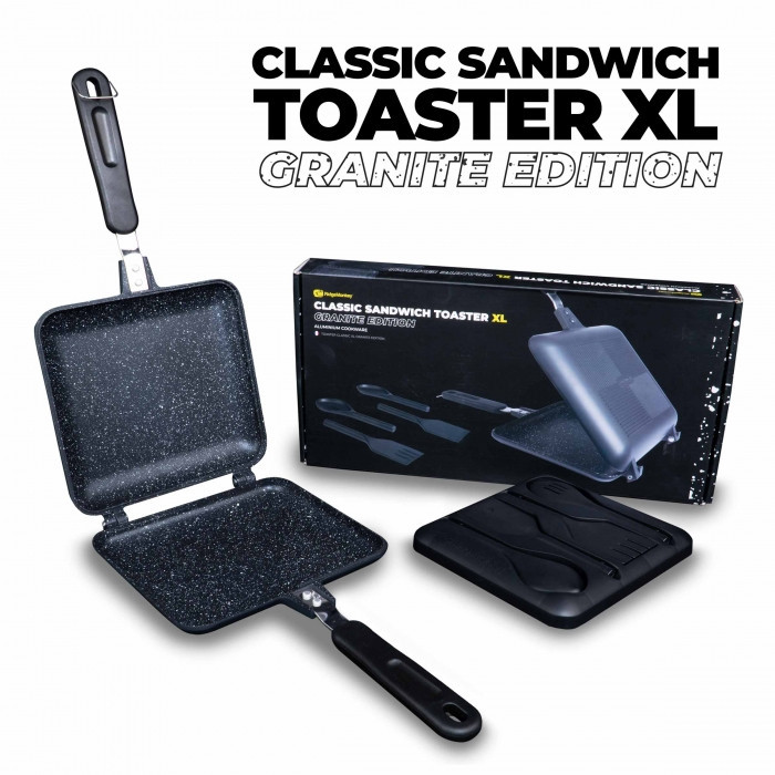 Тостер зі столовим набором Ridge Monkey Classic Sandwich Toaster Granite Edition XL