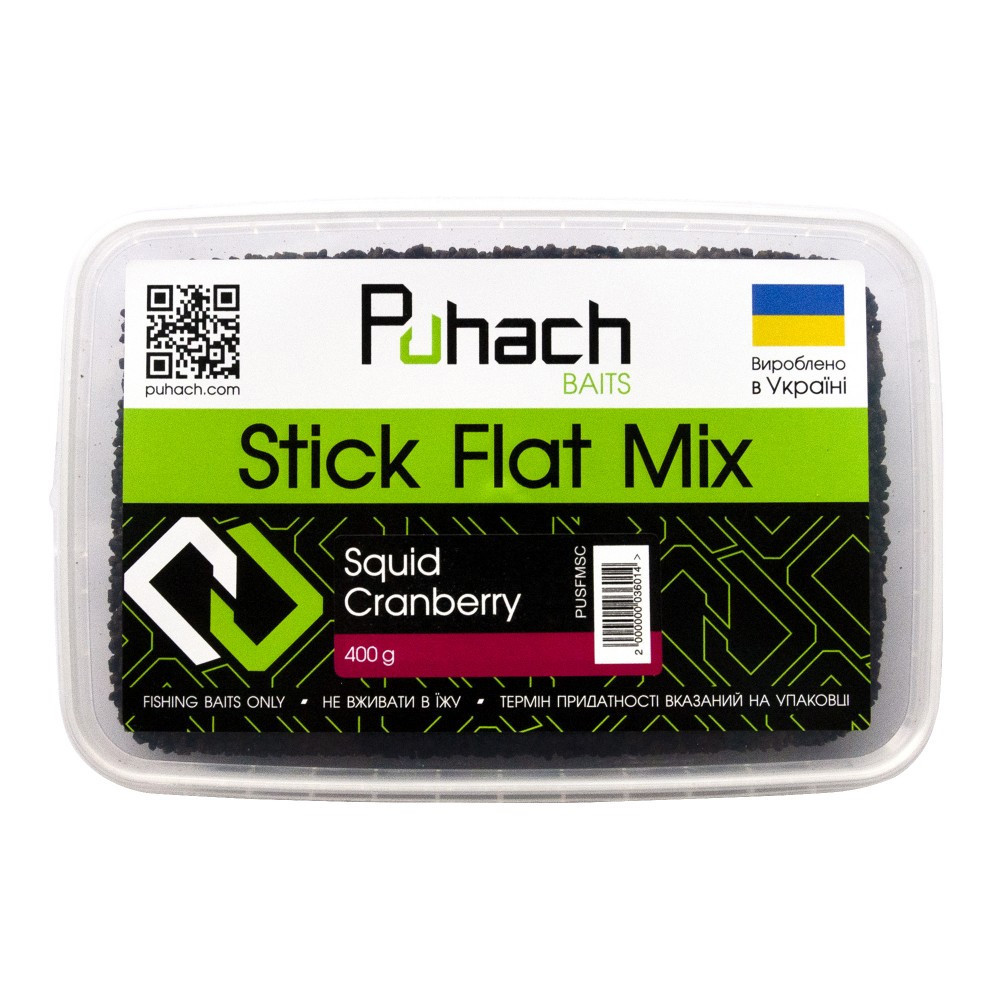 Метод мікс  Puhach Baits Stick Flat Mix Squid Сranberry