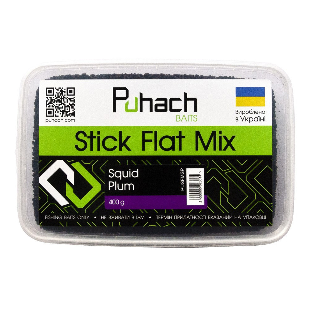 Метод мікс  Puhach Baits Stick Flat Mix Squid Plum