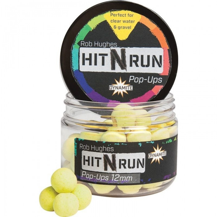 Бойли Dynamite Baits Hit n Run Pop-Ups Yellow 12mm