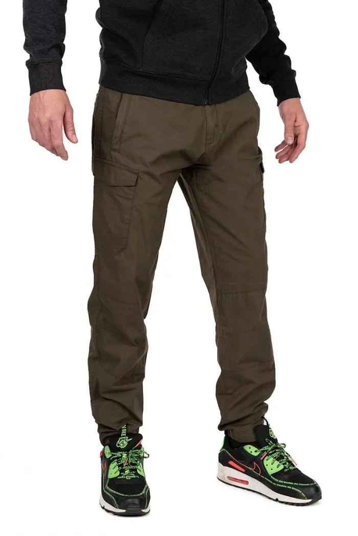 Штаны Fox Collection Lightweight Cargo Trouser Green Marl Black Logo XXXL