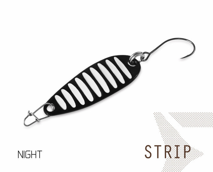 Форелева блесна Spoon Delphin STRIP 2g NIGHT