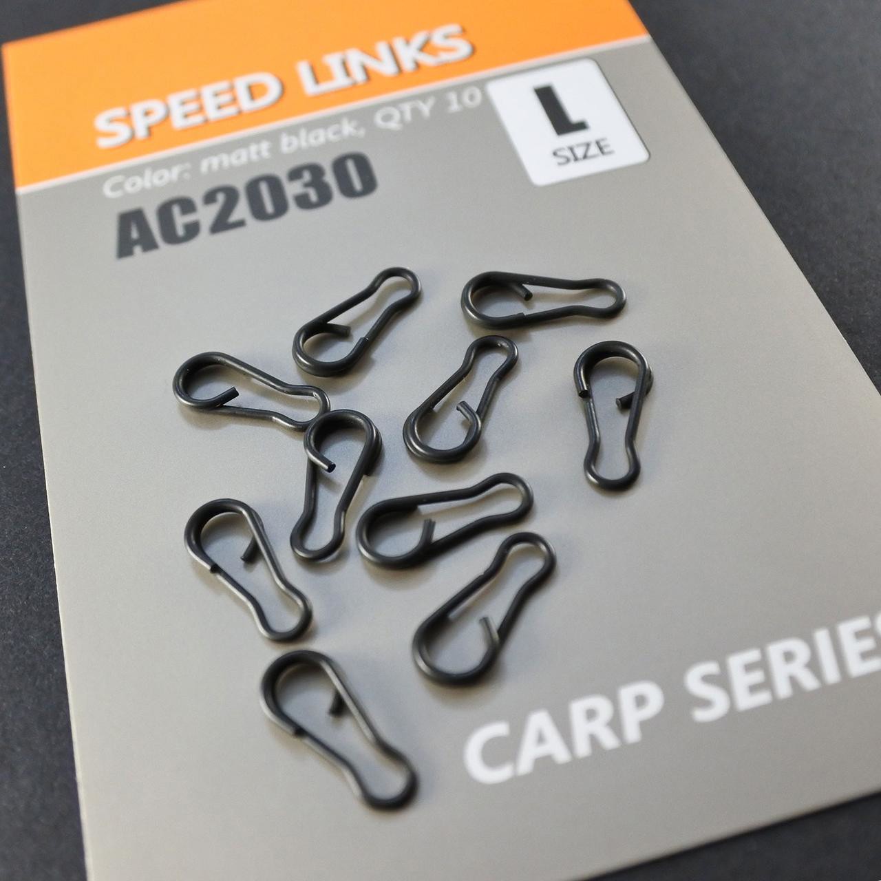 Застібка Speed ​​links orange AC2030 10 шт
