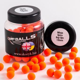 Бойли Carpballs Pop Ups Megaspice 10мм