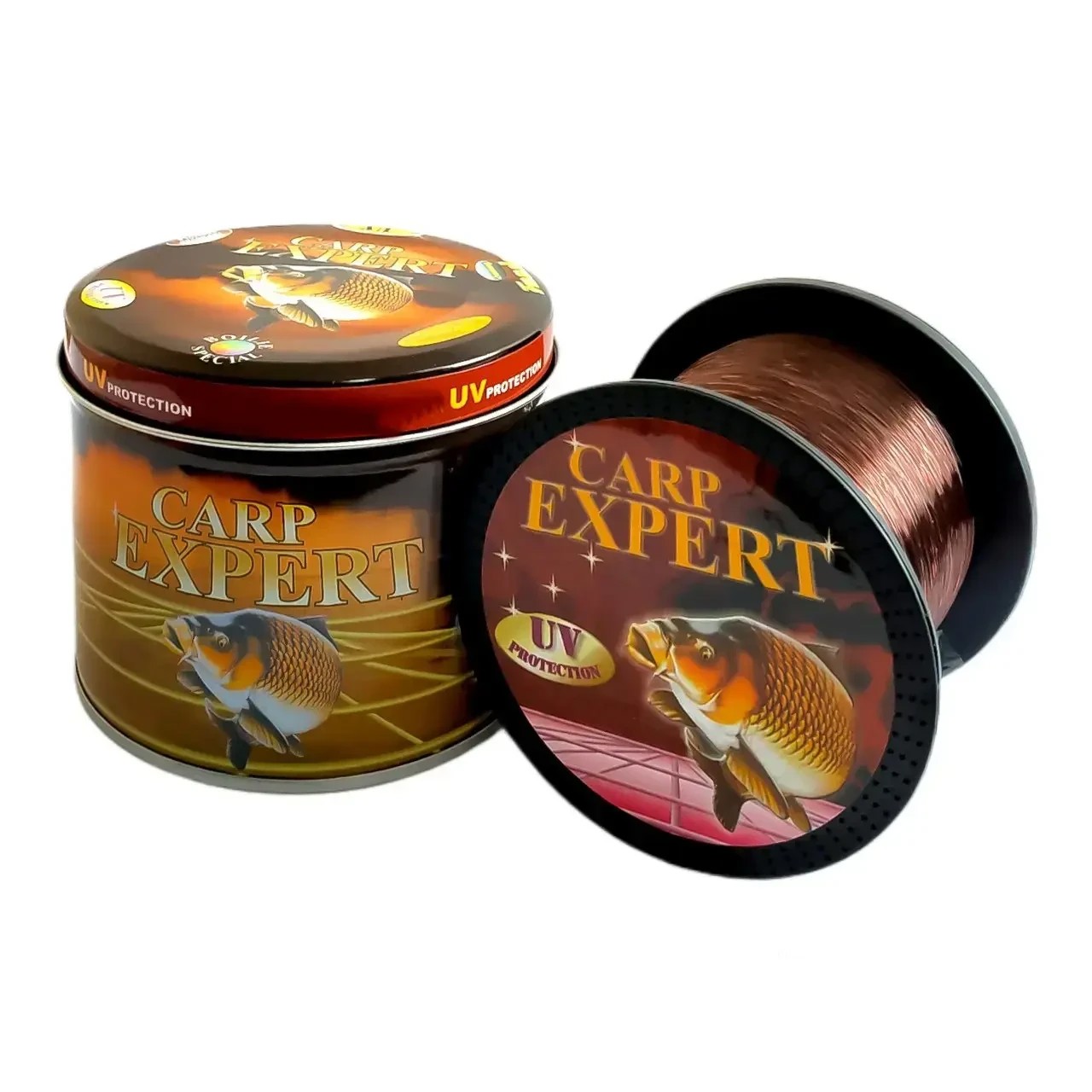 Волосінь Carp Expert UV Fluo Brown 1000 м 0.32 мм 13.6 кг