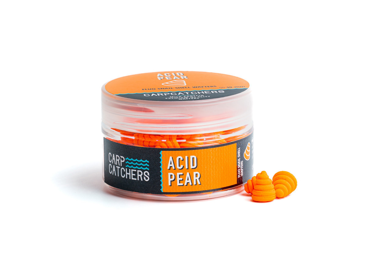 Вафтерc Carp Catchers Fluo Snail Shell Wafters ACID PEAR 10 мм 25 г