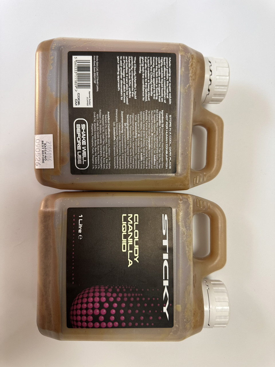 Ліквід Sticky baits CLOUDY MANILLA LIQUID 1L