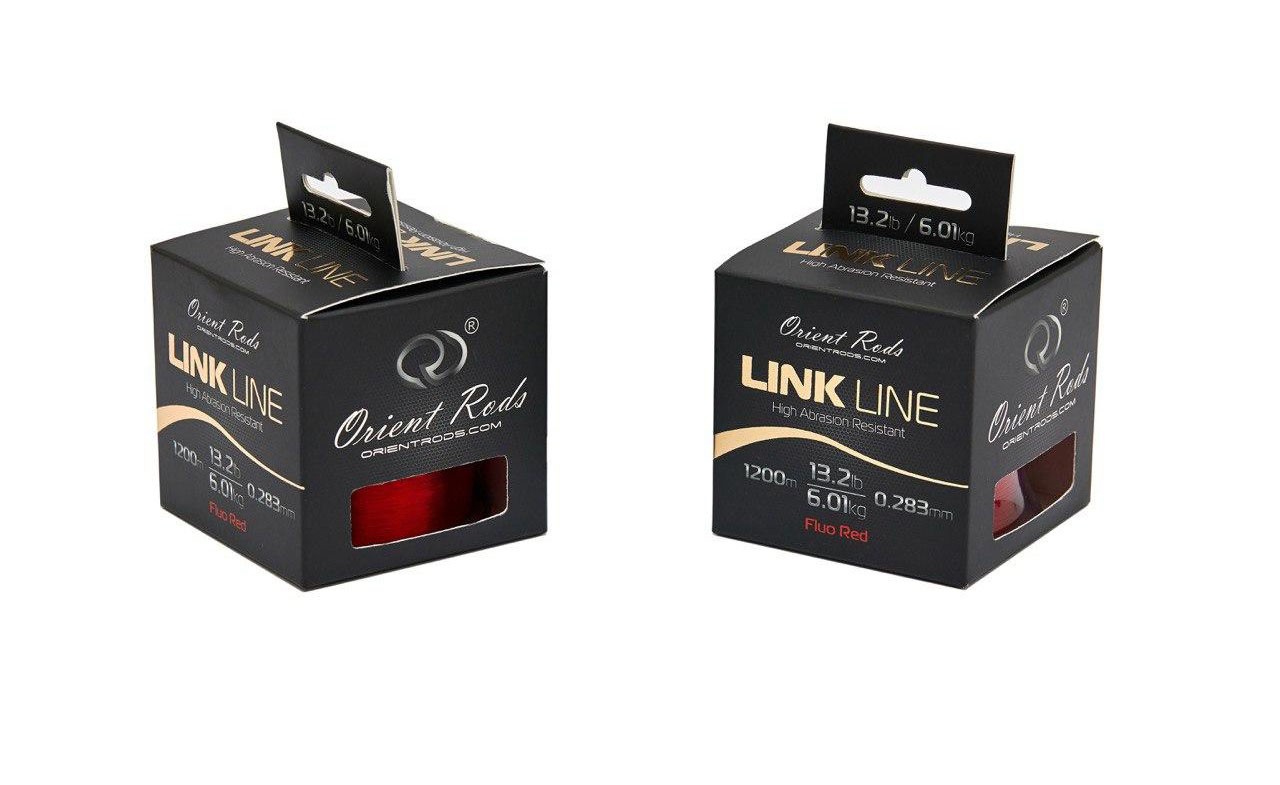 Волосінь Orient Rods Link Line 0,28mm Red 1200m