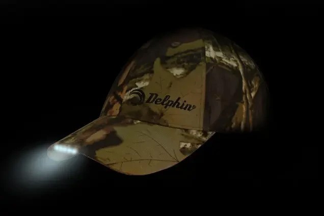 Кепка тепла DELPHIN з LED-ліхтариком