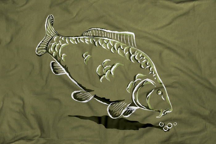 Футболка для риболовлі, Футболка Delphin Catch me! Carp