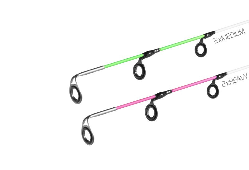 Фідерне вудилище Delphin Long Shot feeder + 4 вершинки 390cm/3,5 lbs