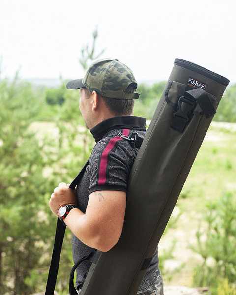 Двойной тубус для удилищ, Тубус для удилищ, Тубус, Fisher 150 см *80 мм