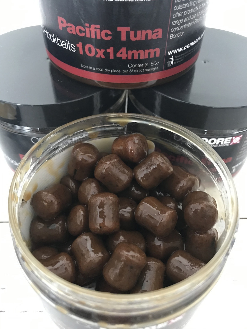 Бойлы CC Moore Pacific Tuna Glugged Hookbaits 10x14 mm