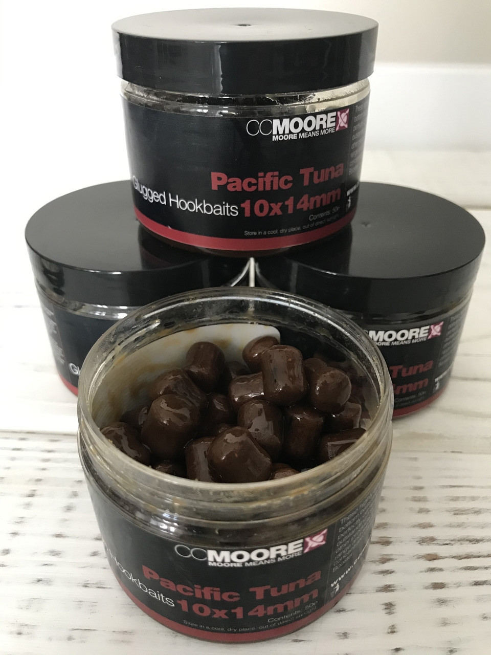 Бойлы CC Moore Pacific Tuna Glugged Hookbaits 10x14 mm