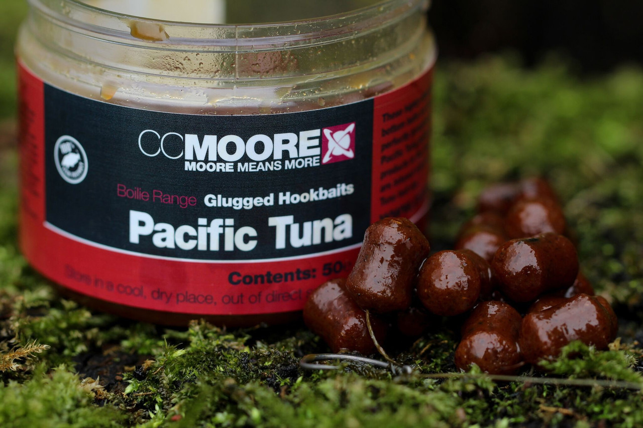 Бойлы CC Moore Pacific Tuna Glugged Hookbaits 10x14 mm