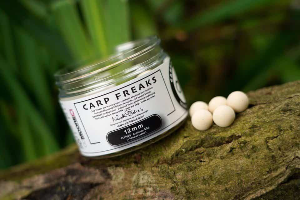 Бойли поп-ап CC Moore Carp Freaks CF1 White Pop Ups 12 mm