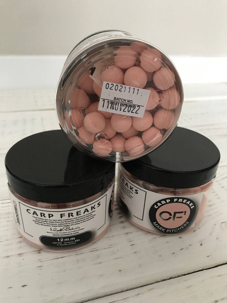 Бойли поп-ап CC Moore Carp Freaks CF1 Pink Pop Ups 12 mm