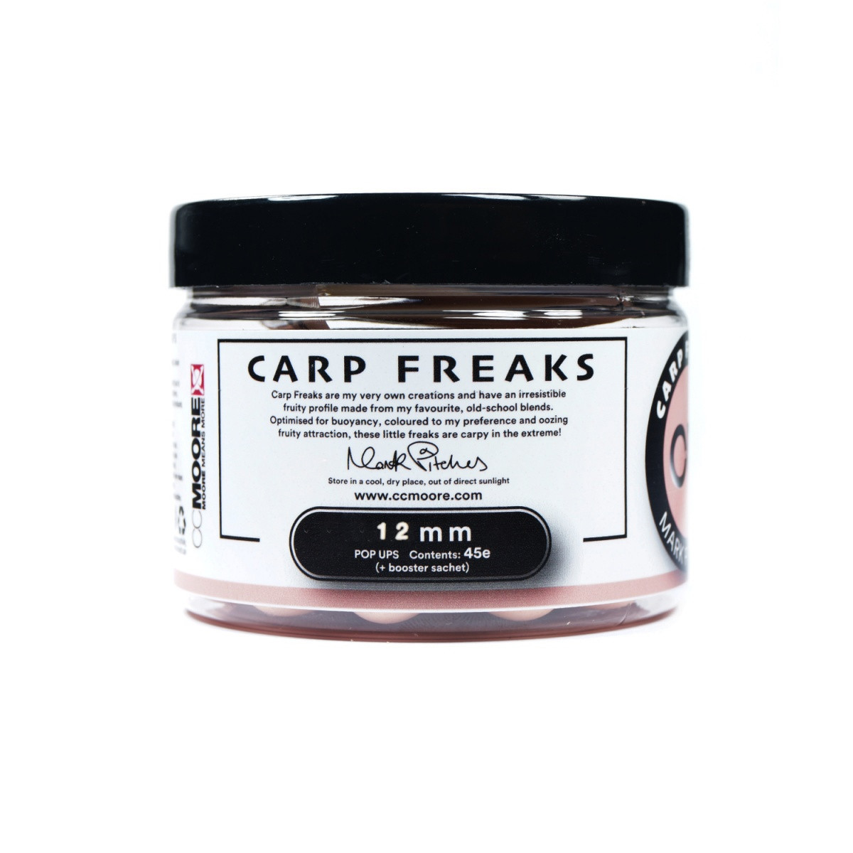 Бойли поп-ап CC Moore Carp Freaks CF1 Pink Pop Ups 12 mm