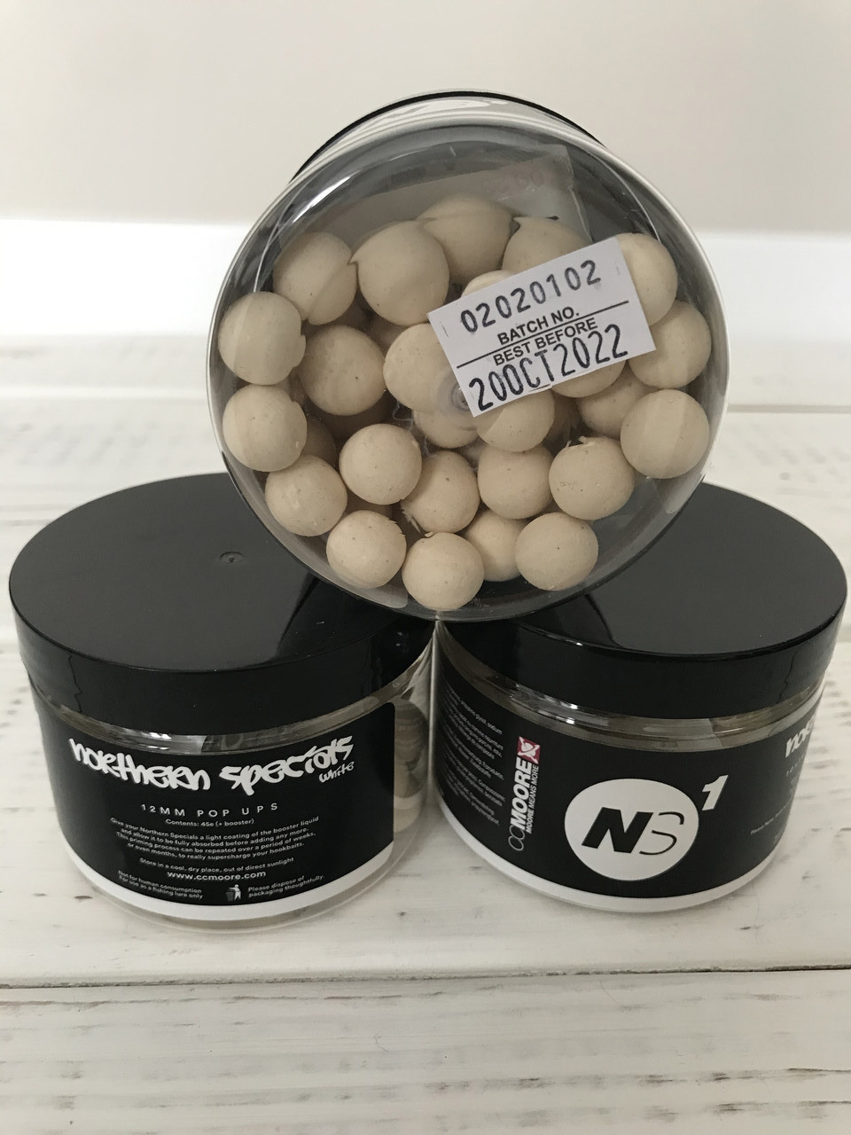 Бойли поп ап CC Moore NS1 White Pop Ups 12 mm