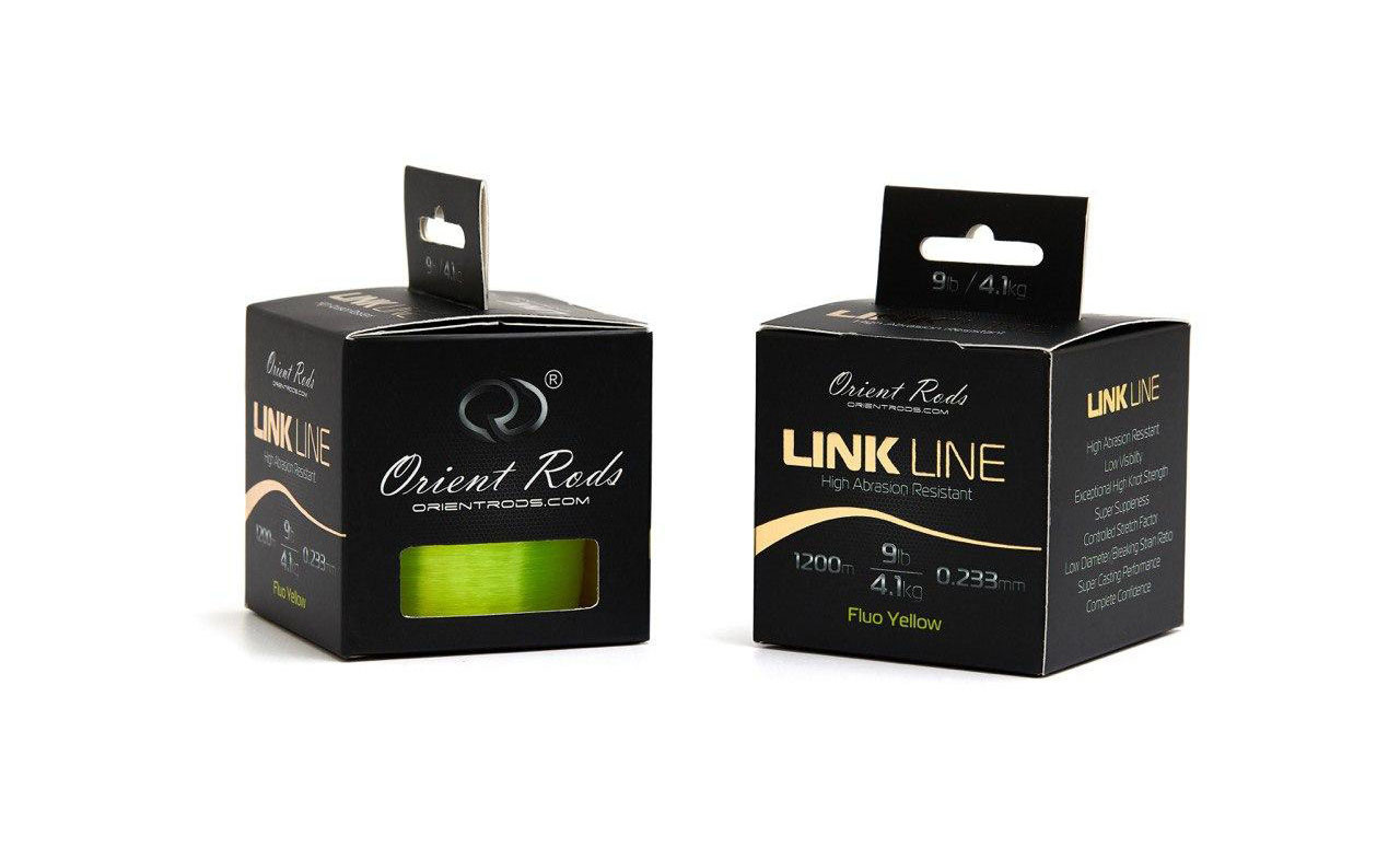 Волосінь Orient Rods LINK LINE 0,283mm Fluo Yellow 1200m