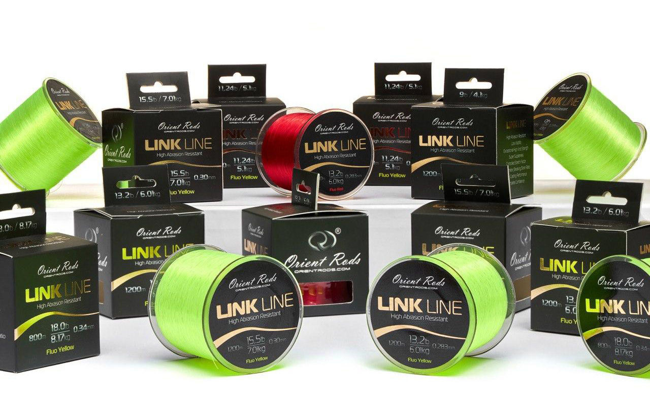 Волосінь Orient Rods LINK LINE 0,30mm Fluo Yellow 1200m