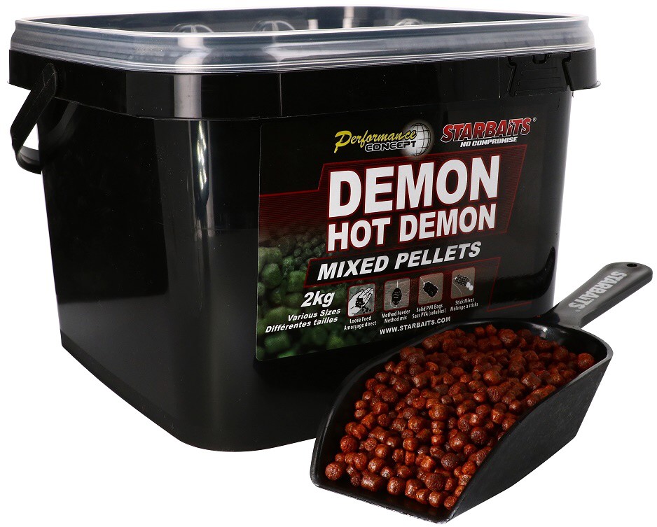 Пелетс Starbaits Demon Hot Demon Mixed Pellets 2kg