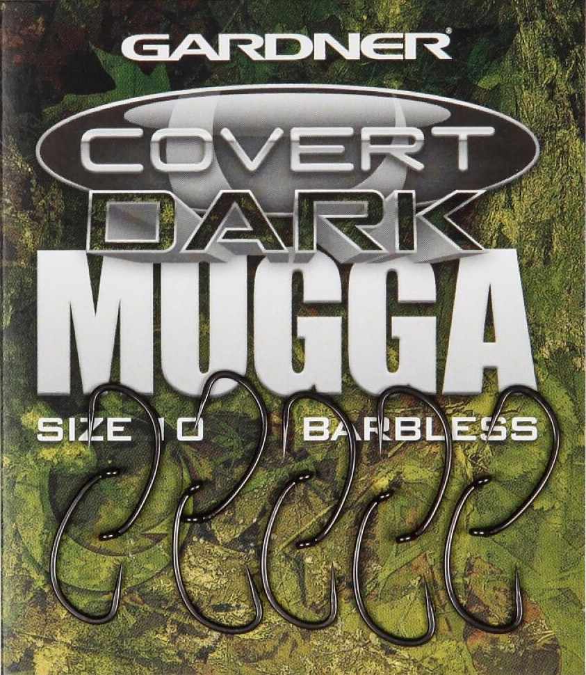Гачок короповий Гачок Gardner Continental Covert Dark Mugga hooks barbed SIZE 2