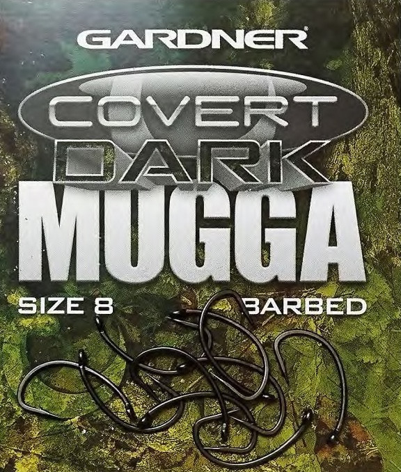 Гачок короповий Gardner Covert Dark Mugga hooks barbed 8