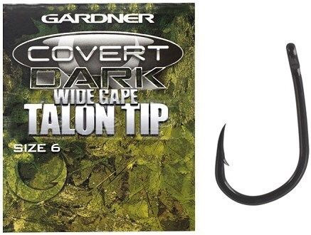 Гачок короповий Gardner Covert Dark Wide Gape Talon Tip Hook Size 6