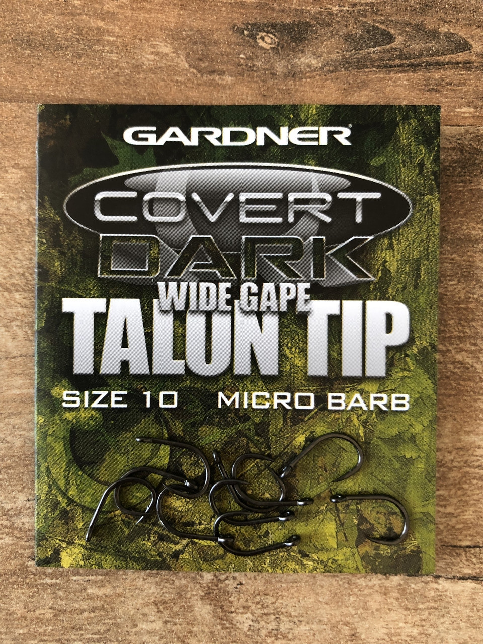 Гачок короповий Gardner Covert Dark Wide Gape Talon Tip Hook Size 10