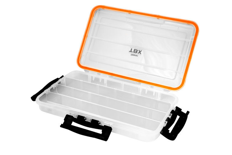 Коробка для риболовлі Delphin TBX One 360-4P Clip WP 360x230x50mm