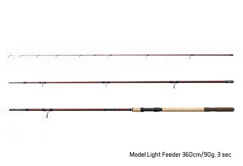 Фідерне вудилище Delphin MAGMA M3 Light feeder / 3 parts 3,6 m 90g