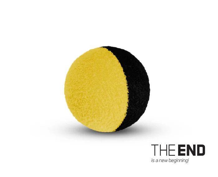 Насадка для зиг-рига THE END ZIG RIG black-yellow 12 мм — 10 шт.