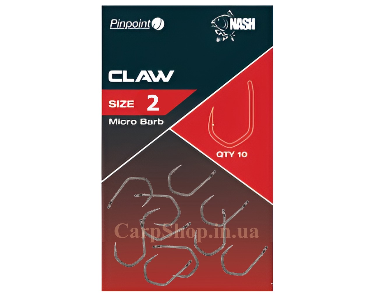 Гачки Nash Pinpoint Claw Hooks, No2