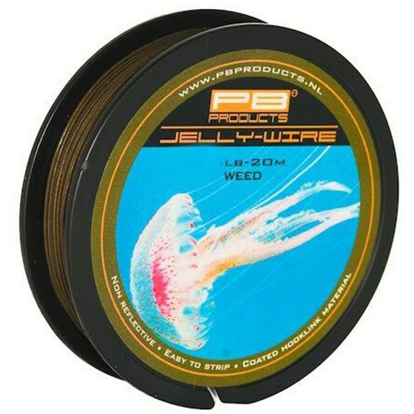 Повідцевий матеріал в обплетенні PB Products Jelly Wire 20m Weed 25lb