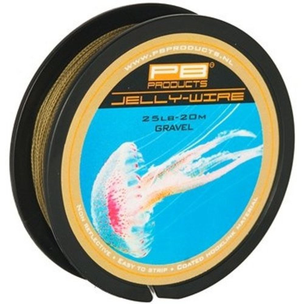 Повідцевий матеріал в обплетенні PB Products Jelly Wire 20m Weed 15lb