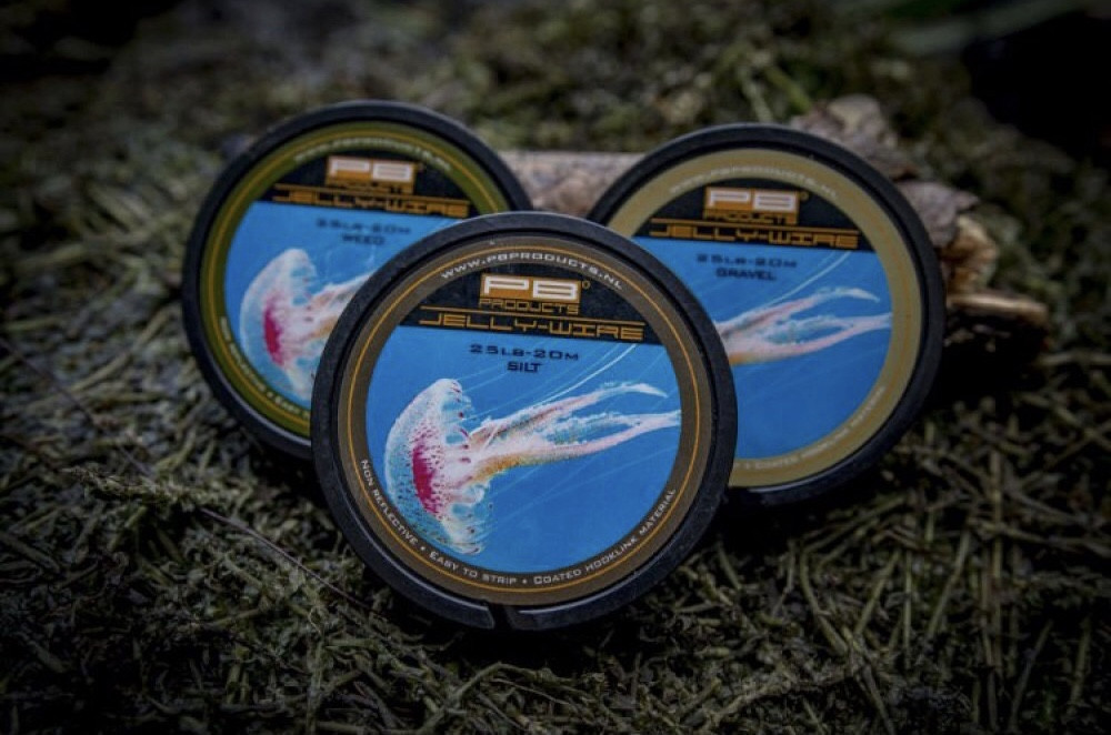 Повідцевий матеріал в обплетенні PB Products Jelly Wire 20m Silt 15lb