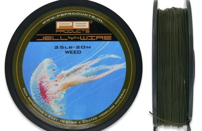Повідцевий матеріал в обплетенні PB Products Jelly Wire 20m Silt 25lb