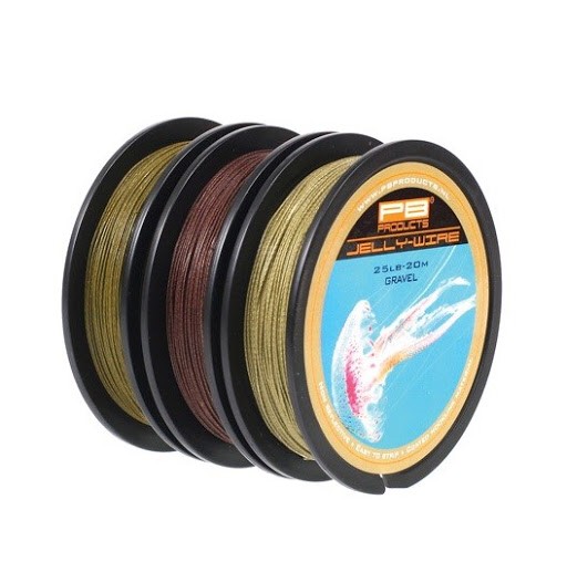 Повідцевий матеріал в обплетенні PB Products Jelly Wire 20m Silt 25lb