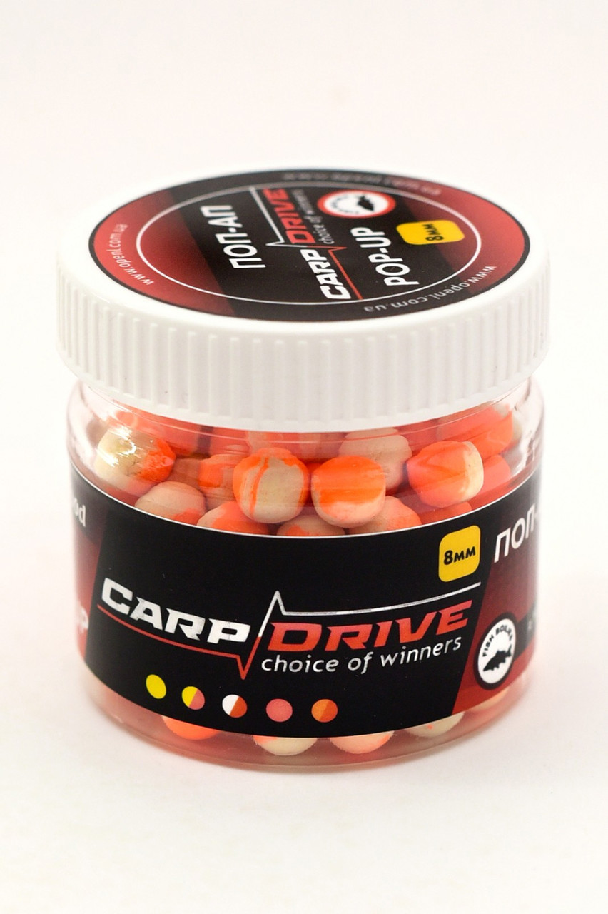 Плаваючий Бойл, поп ап для риболовлі, поп ап Тутті Фрутті (Tutti fruit) 8мм Carp Drive