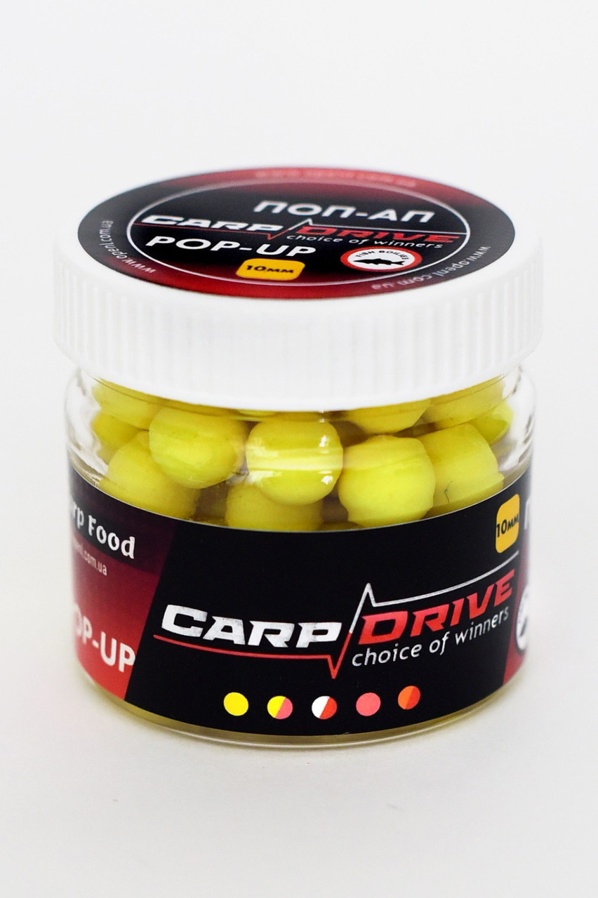 Плаваючий Бойл, поп ап для риболовлі, поп ап Солодка Кукурудза (Sweet Corn) 10 мм Carp Drive