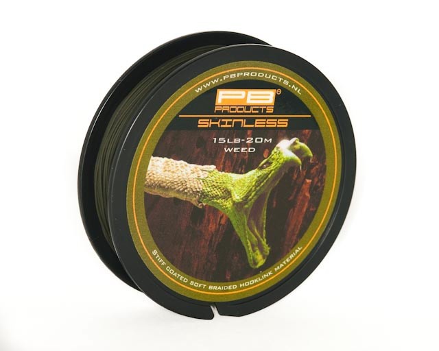 Повідцевий матеріал PB Products Skinless Weed 15lb 20m